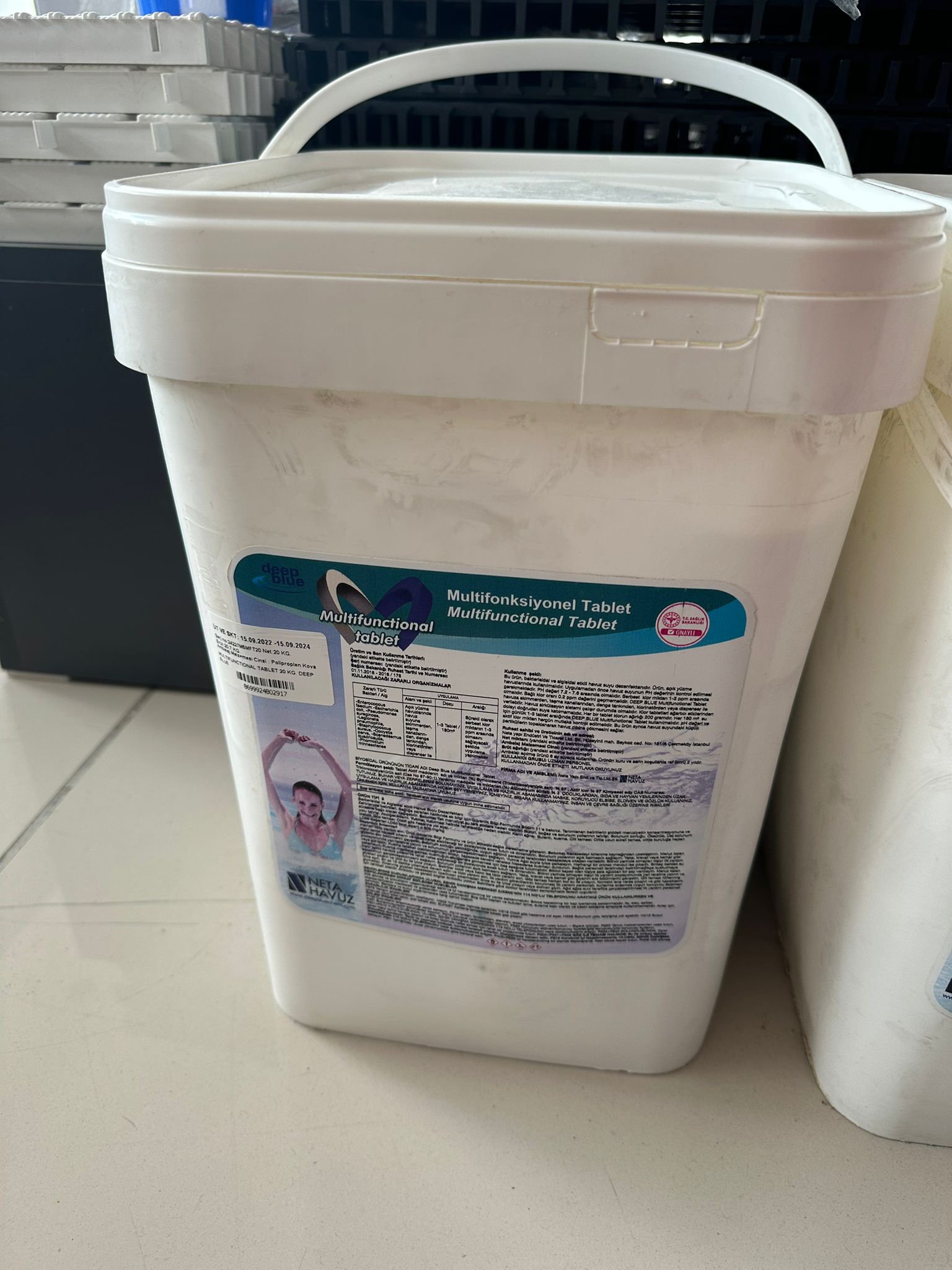 TOZ KLOR %90 NETA 20KG